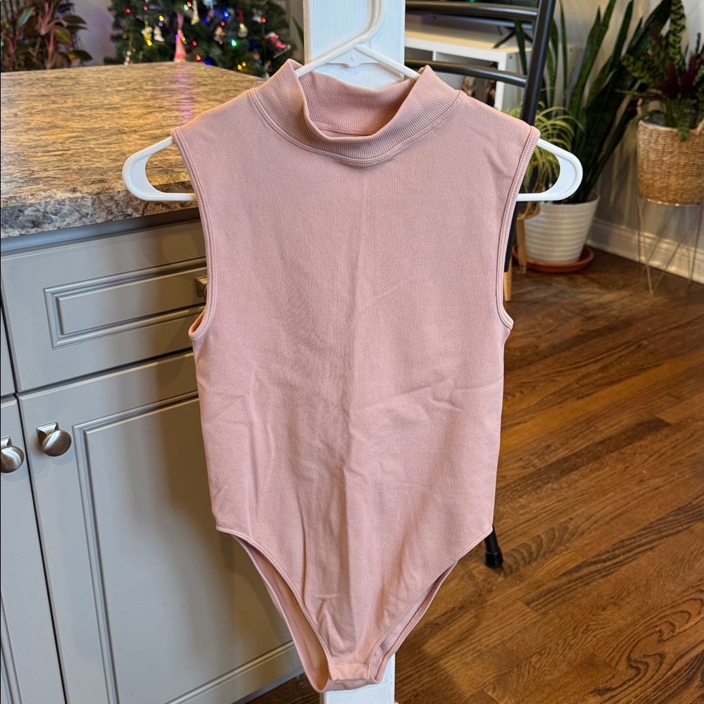 Sleeveless Pink BodySuit